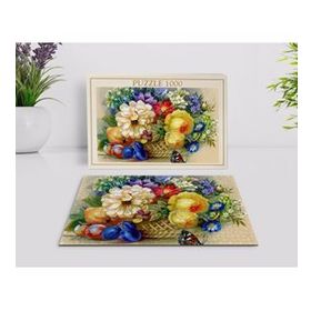 BK Home Yağlıboya Tasarımlı 1000 Parça Profesyonel 15 Puzzle