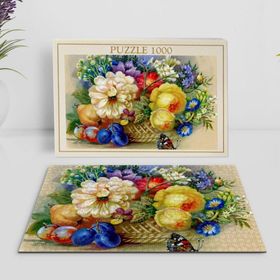 BK Home Yağlıboya Tasarımlı 1000 Parça Profesyonel 15 Puzzle