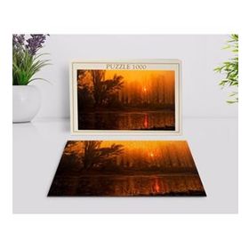 BK Home Yağlıboya Tasarımlı 1000 Parça Profesyonel 21 Puzzle
