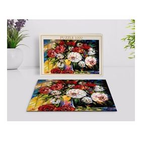 BK Home Yağlıboya Tasarımlı 1000 Parça Profesyonel 27 Puzzle