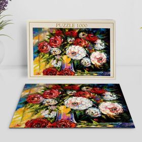 BK Home Yağlıboya Tasarımlı 1000 Parça Profesyonel 27 Puzzle