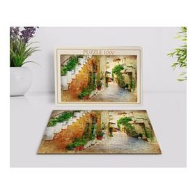 BK Home Yağlıboya Tasarımlı 1000 Parça Profesyonel 3 Puzzle