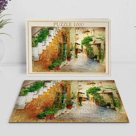 BK Home Yağlıboya Tasarımlı 1000 Parça Profesyonel 3 Puzzle