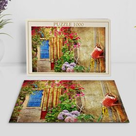 BK Home Yağlıboya Tasarımlı 1000 Parça Profesyonel 4 Puzzle