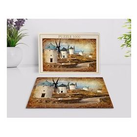 BK Home Yağlıboya Tasarımlı 1000 Parça Profesyonel 5 Puzzle
