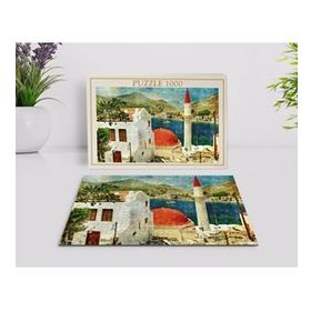 BK Home Yağlıboya Tasarımlı 1000 Parça Profesyonel 6 Puzzle