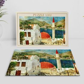 BK Home Yağlıboya Tasarımlı 1000 Parça Profesyonel 6 Puzzle