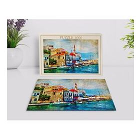 BK Home Yağlıboya Tasarımlı 1000 Parça Profesyonel 9 Puzzle