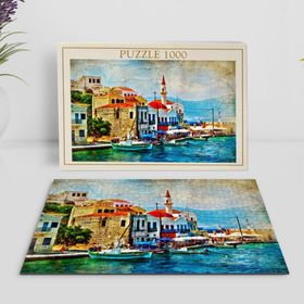 BK Home Yağlıboya Tasarımlı 1000 Parça Profesyonel 9 Puzzle