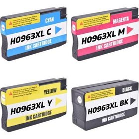 BK HP 963Xl 3Ja27Ae 4 Renk Muadil Kartuş
