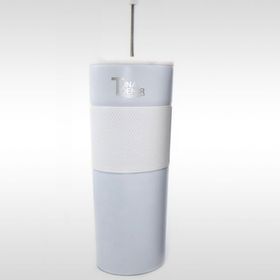 BK Kişiye Özel 3518 French Press Beyaz Paslanmaz Çelik 500 ml Termos
