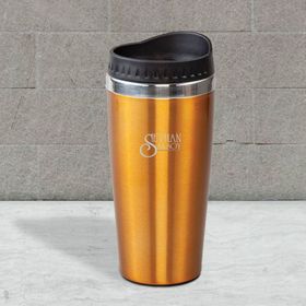 BK Kişiye Özel 786 Vantuzlu Devrilmez Gold Çelik 450 ml Termos