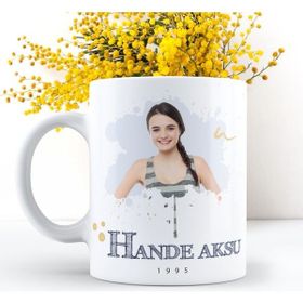BK Kişiye Özel Fotoğraflı 1 Beyaz Kupa Bardak