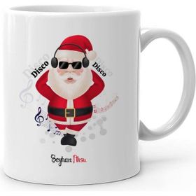 BK Kişiye Özel Noel Baba Beyaz Kupa Bardak