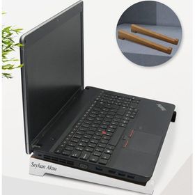 BK Kişiye Özel Taşınabilir Ahşap Beyaz Notebook Laptop Standı