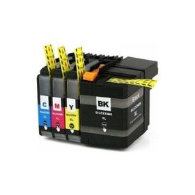 BK LC535XL-LC539XL Brother 4 Renk Muadil DCPJ100 J105 MFCJ200 Kartuş Seti