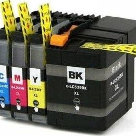 BK LC535XL-LC539XL Brother 4 Renk Muadil DCPJ100 J105 MFCJ200 Kartuş Seti
