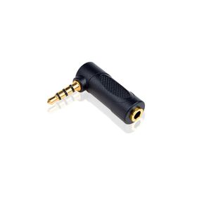 BK Teknoloji 90 Derece Açılı 3.5 mm 1/8 TRRS Erkek To 3.5 mm 1/8 Trs Dişi Ses Adaptörü