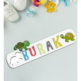 BK Toys Çocuklara Özel İsimli Ahşap Eğitici 14 Puzzle