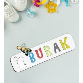 BK Toys Çocuklara Özel İsimli Figürlü Ahşap Eğitici Yapboz 23 Puzzle