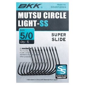 Bkk Mutsu Circle Light 2/0 8 pcs Olta İğnesi