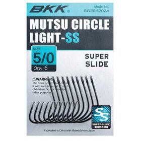 Bkk Mutsu Circle Light 3/0 7 pcs Olta İğnesi