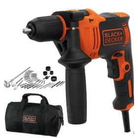 Black & Decker 710W Elektrikli Kablolu Darbeli Matkap