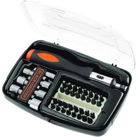 Black & Decker A7062 40 Parça Cırcırlı Tornavida ve Vidalama Uç Seti