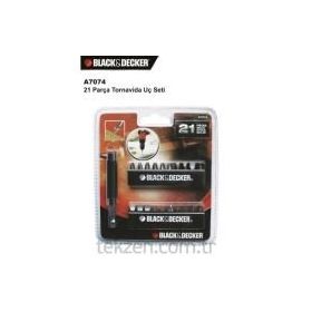 Black & Decker A7074 21 Parça Matkap Uç Seti
