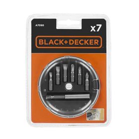 Black & Decker A7090 7 Parça Vidalama Uç Seti
