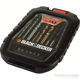 Black & Decker A7186 16 Parça Metal Matkap Uç Seti