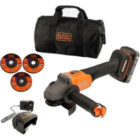 Black & Decker BCG6L8D1S 115 mm 2 Ah Akülü Taşlama Makinesi