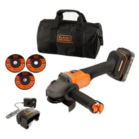 Black & Decker BCG6L8D1S 115 mm 2 Ah Akülü Taşlama Makinesi