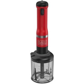Black & Decker BCKM1014KR-QW Kırmızı 4 Parça Kablosuz El Blender Seti