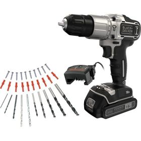 Black & Decker BDCHD18SC1K-QW 18V 1.5AH Tek Bataryalı Darbeli Vidalama Elektrikli Matkap