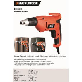 Black & Decker BDSG500 Alçı Panel Tornavidası
