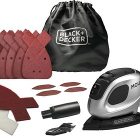Black & Decker BEW230SBCK-QS Silver Series 55W Mouse Detay Zımpara Makinesi ve Aksesuar Seti