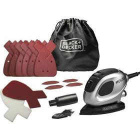 Black & Decker BEW230SBCK-QS Silver Series 55W Mouse Detay Zımpara Makinesi ve Aksesuar Seti