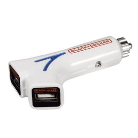 Black & Decker PIUSB2BE 3.1 Amper Çift Çıkışlı USB Araç Şarj Cihazı