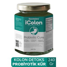 Black Natural Icolon Probiotic Cure 240 gr Toz