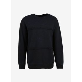 Black On Black B3WM-SWT71 Bisiklet Yaka Yıkamalı Mavi Mor Erkek Sweatshirt