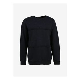 Black On Black B3WM-SWT71 Bisiklet Yaka Yıkamalı Mavi Mor Erkek Sweatshirt