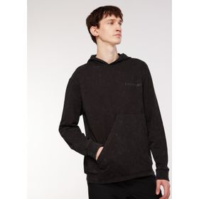 Black On Black B3WM-SWT72 Kapüşon Yaka Yıkamalı Antrasit Erkek Sweatshirt