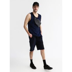 Black On Black E-MADDOX Lacivert Erkek Sweat Şort