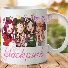 Black Pink Kpop Baskılı Kupa