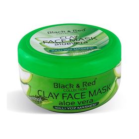 Black & Red Aloe Vera Özlü 400 ml Kil Yüz Maskesi