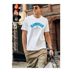 Black Sokak Beyaz Magician Baskılı Unisex T-shirt