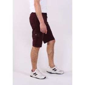 Black Steel 7000 Bordo Yanları Korgo Cepli Gabardin Erkek Şort