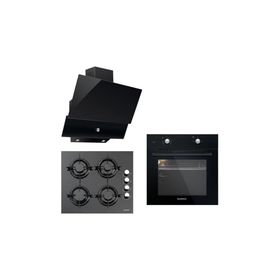 Black Still Button 3'lü Ankastre Set