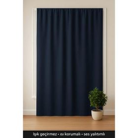 Blackout Lacivert 300x250 cm Karartma Perde
